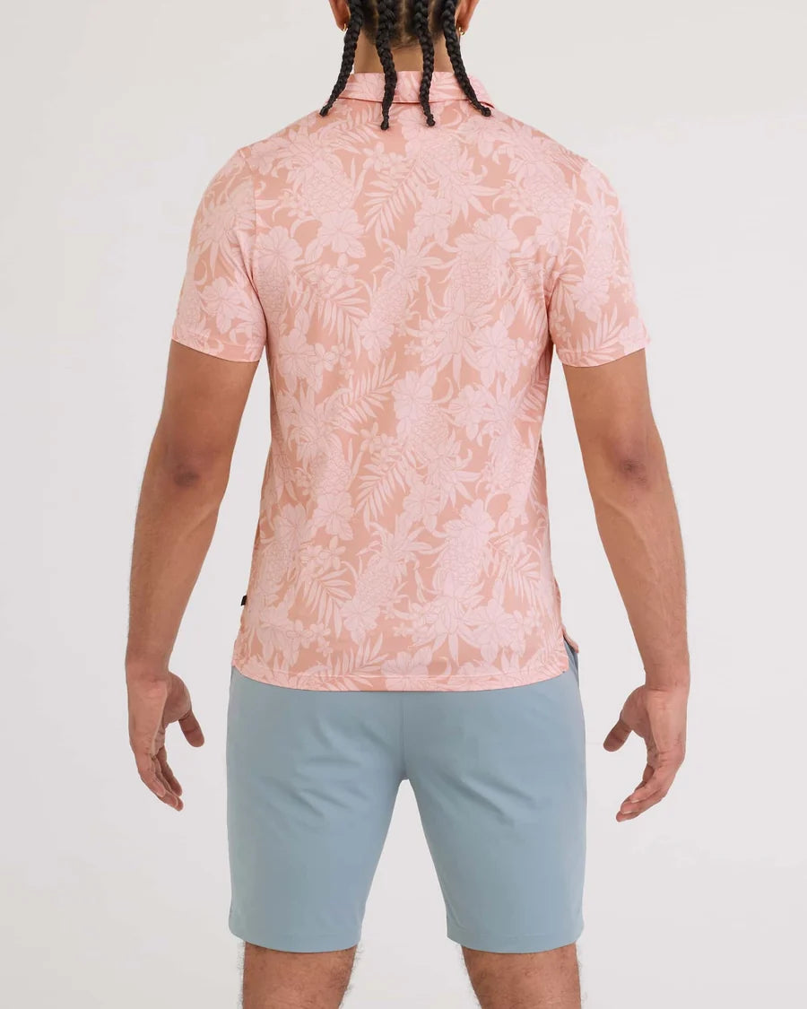 Polo Droptemp Dry Pineapple Coral