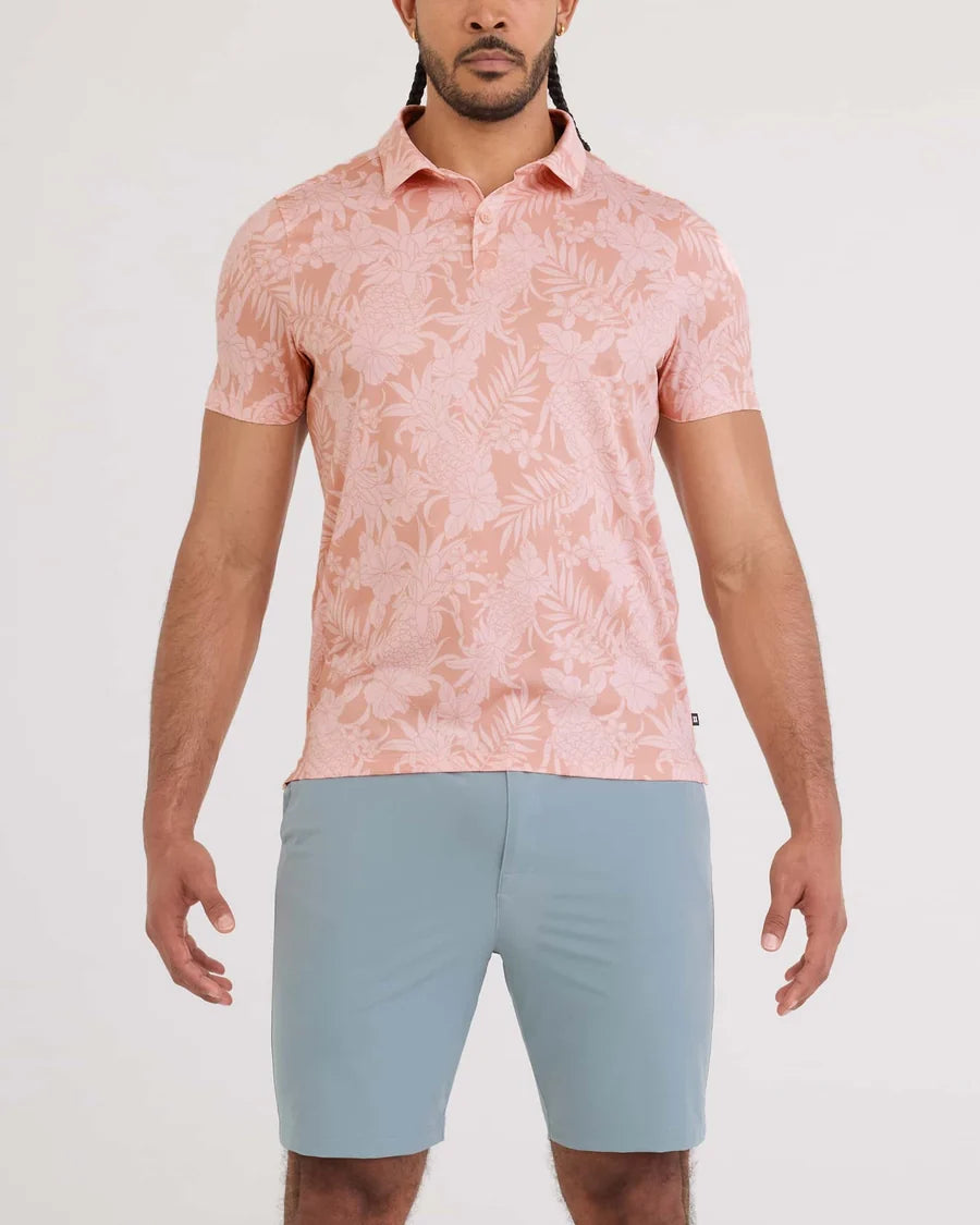 Polo Droptemp Dry Pineapple Coral