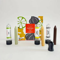 Food Crayon - Coffret Fusion (Ail Noir / Gingembre & Lime)