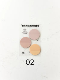 Bloc-Notes Autocollants Translucides Trio De Cercles - 02