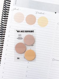 Bloc-Notes Autocollants Translucides Trio De Cercles - 02