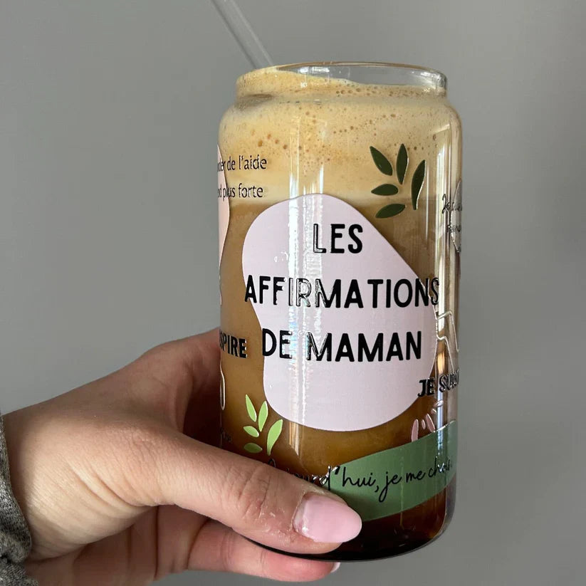 Verre Les Affirmations De Maman