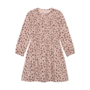 Robe Manches Longues Cameo Rose Coeurs