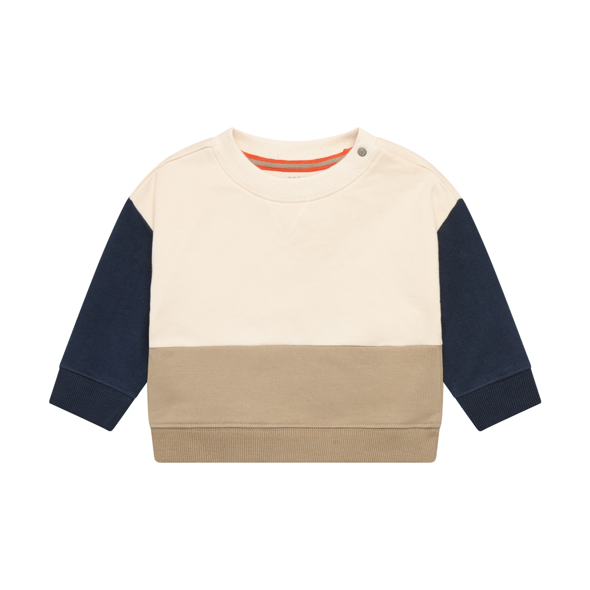 Crewneck Colorblock Whitecap Grey