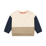 Crewneck Colorblock Whitecap Grey