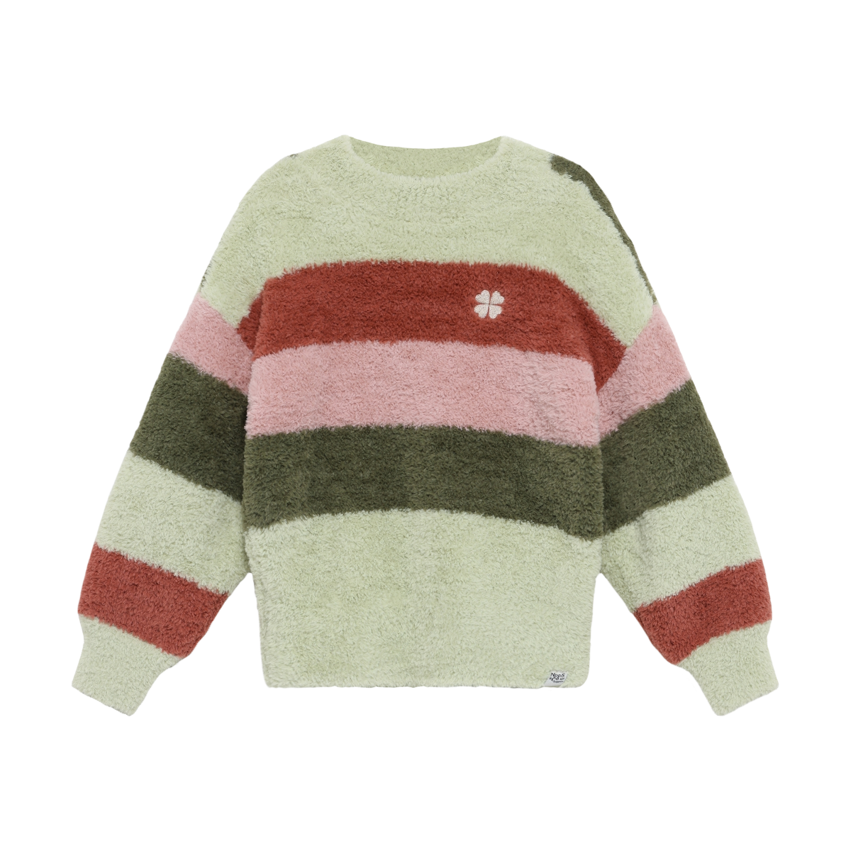 Chandail En Tricot Ligné Dusty Cedar