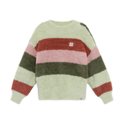 Chandail En Tricot Ligné Dusty Cedar