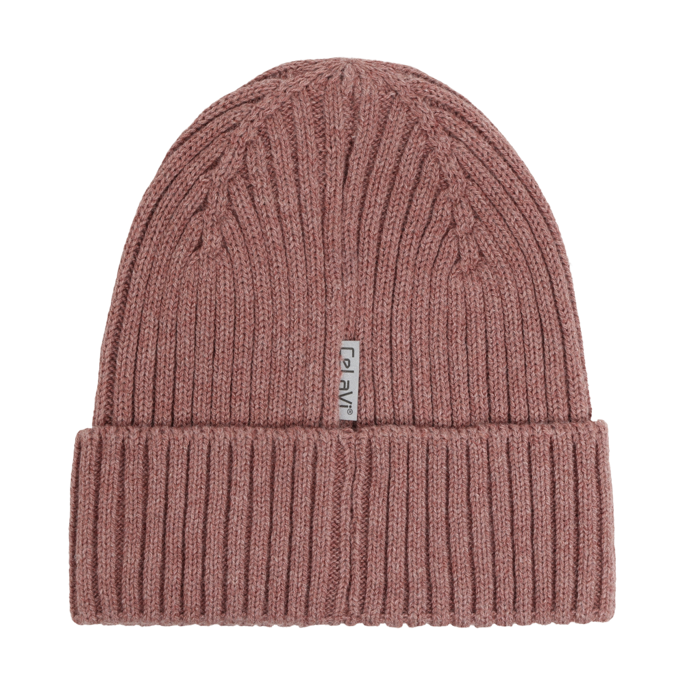 Tuque En Lainage Vieux Rose