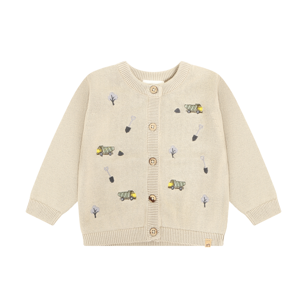 Cardigan Feather Grey Camion De Construction