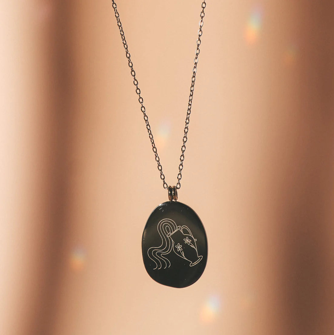 Collier Zodiac Argent - Verseau