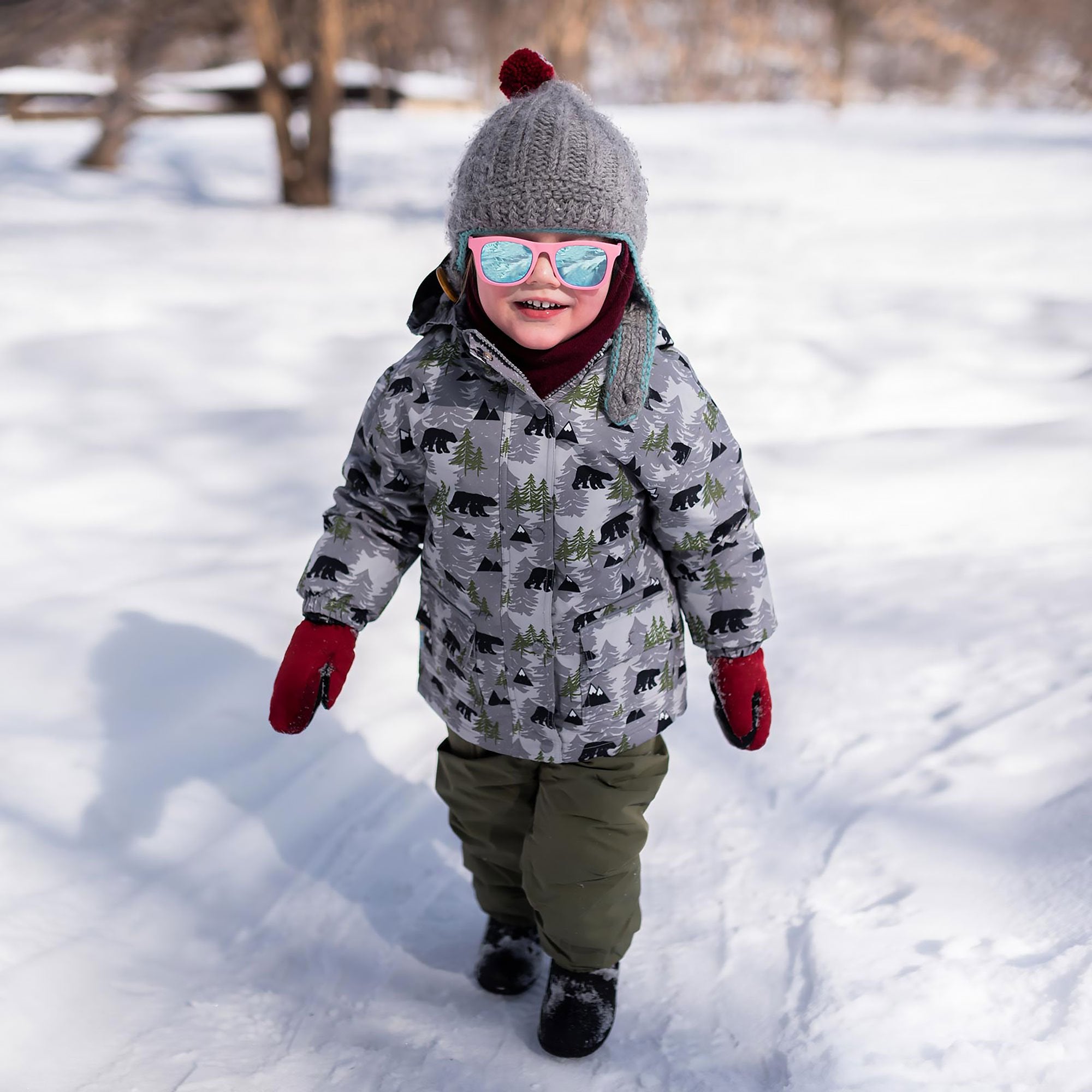 Lunettes De Soleil Urban Xplorer Polarisées Rose Pêche À Verres Aurora