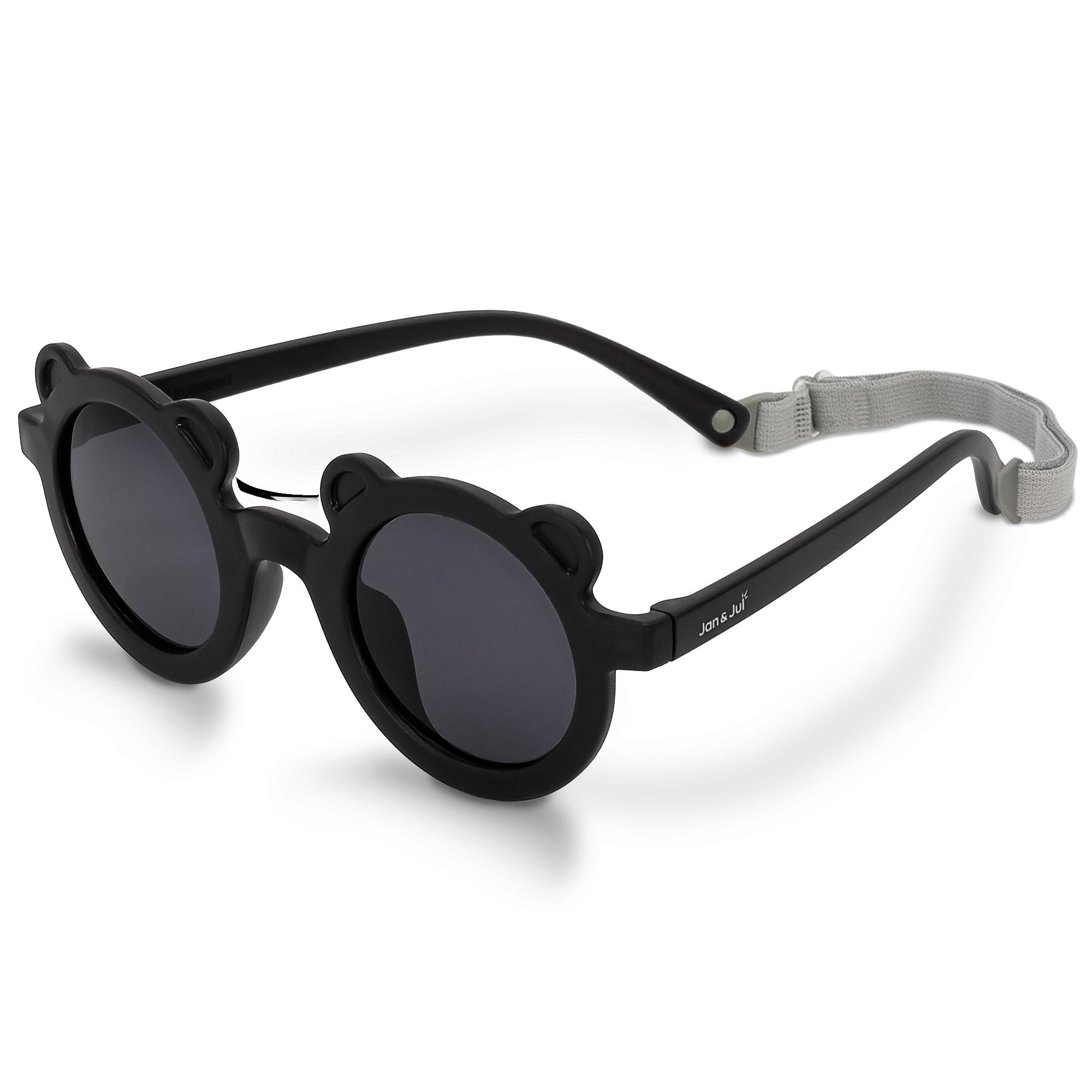 Lunettes De Soleil Bear Polarisées Noires À Verres Noirs