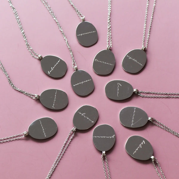 Collier Zodiac Argent - Balance