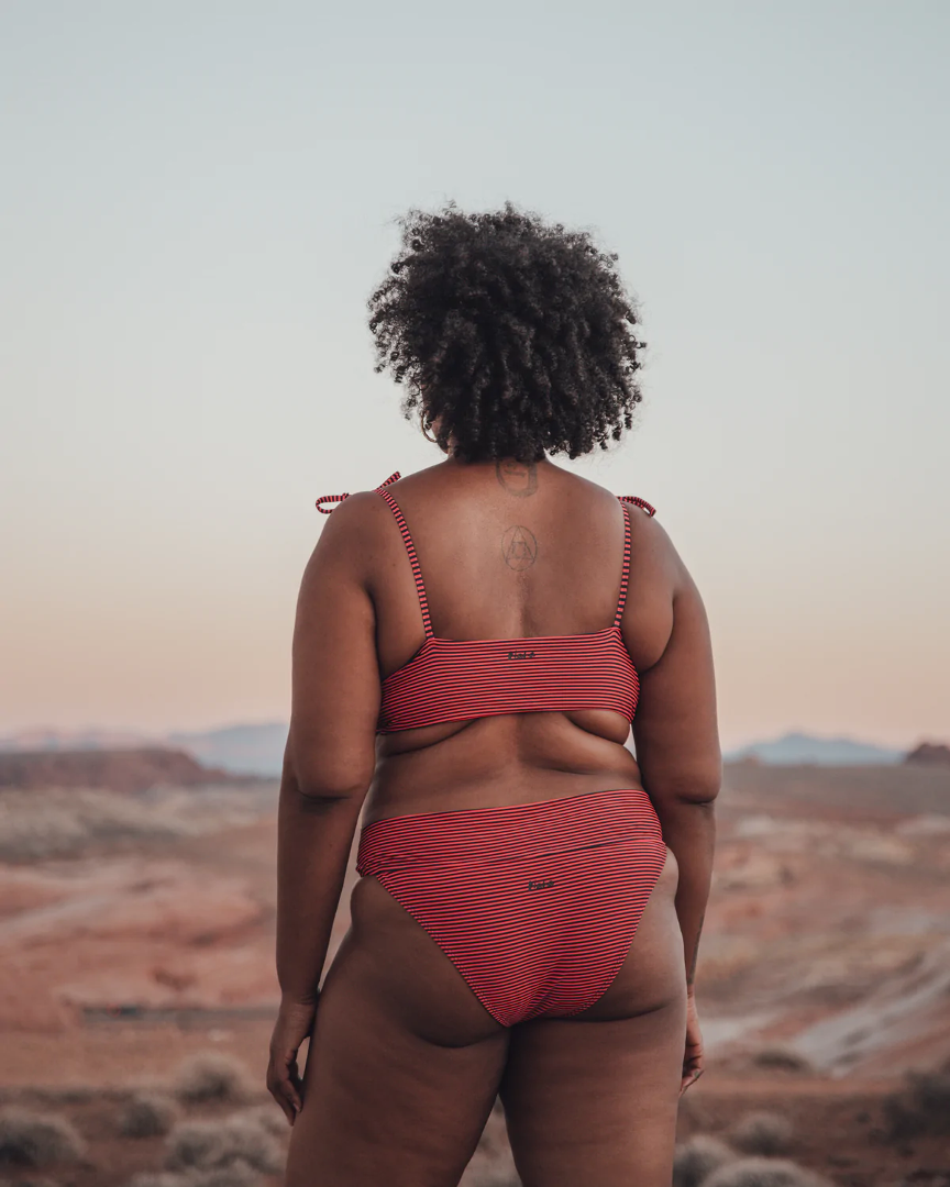 Bas de discount bikini rouge