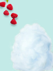 Barbe À Papa Framboise Bleue