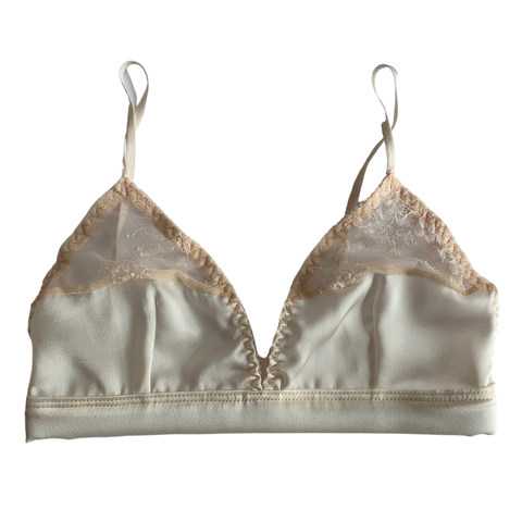 Bralette Triangle Satiné Salé