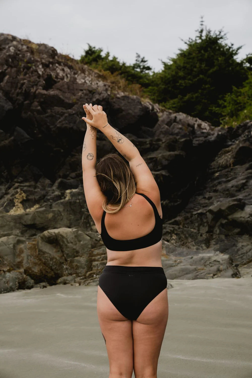 Haut Bikini Genevieve Noir Boutique Elena Art de vivre