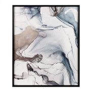 Cadre Gris & Blanc Fini Lustré
