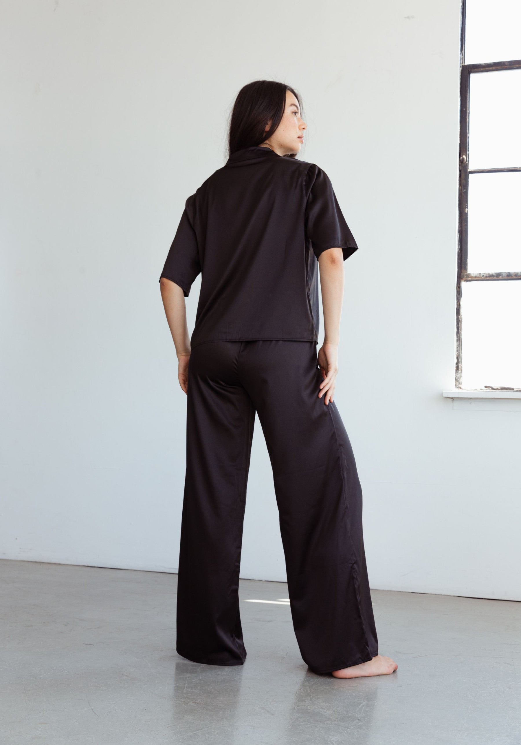Chemisette En Satin After Hours Onyx