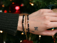 Bracelet Doux Noël Doré