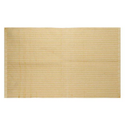 Tapis Motif Tissé Jaune Moutarde