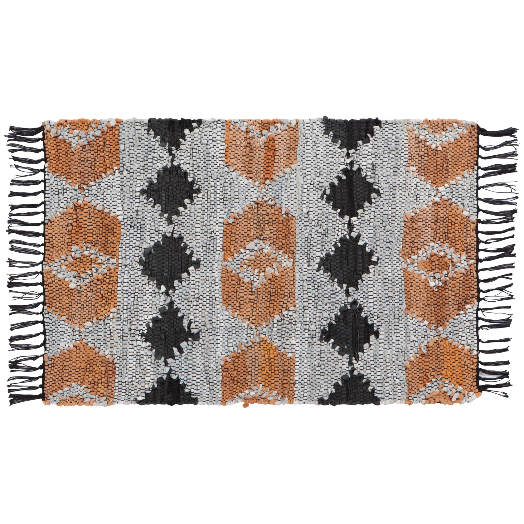 Tapis Cuir Chindi Tanner