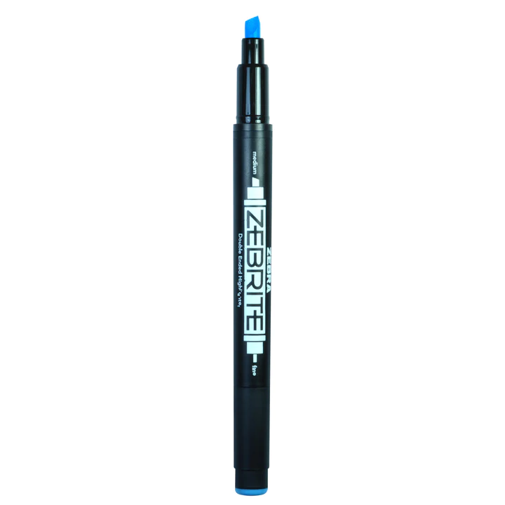 Surligneur Zebrite Bleu